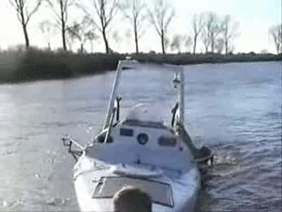 Record Atlantique à la rame : entraînement à Marans