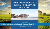 Buy NOW Pamela S. Kemper Florida Real Estate Law and Practice Explained (All Florida School of