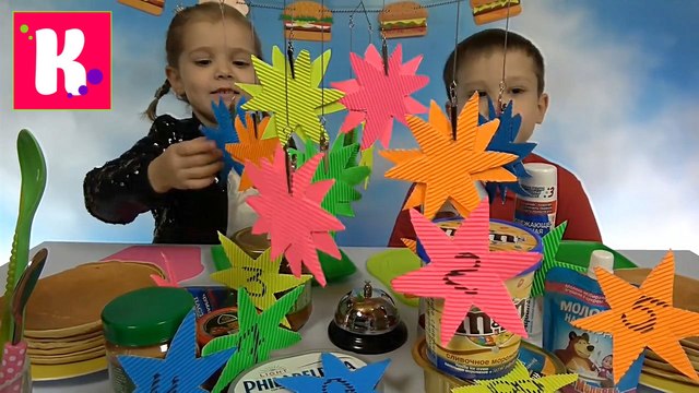 Панкейк ЧЕЛЛЕНДЖ у Кати и Макса с зубной пастой и Баклажанной икрой Pancakes Challenge сгущенка с томатной пастой видео