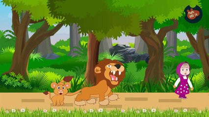 08 Masha and dora eat Ice cream At the Forest #Crying #Lion #Lacoste Funny story