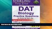 Best Price Sterling DAT Biology Practice Questions: High Yield DAT Biology Questions Sterling Test