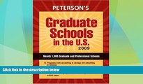 Price Graduate Schools in the U.S. 2009 (Peterson s Graduate Schools in the U.S) Peterson s On Audio