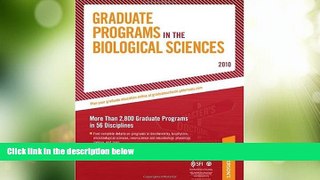 Price Graduate Programs in the Biological Sciences - 2010: More Than 2,800 Gradute Programs in 56