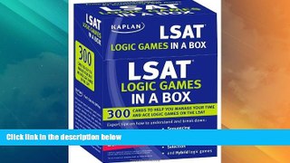 Best Price Kaplan LSAT Logic Games in a Box  On Audio