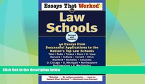 Price Essays That Worked for Law Schools: 40 Essays from Successful Applications to the Nation s