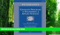 Pre Order Grad Guides BK5: Engineer/Appld Scis 2007 (Peterson s Graduate Programs in
