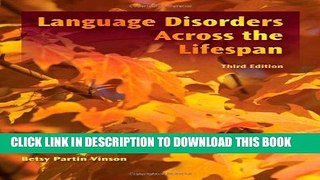 [FREE] Audiobook Language Disorders Across the LifeSpan Download Online
