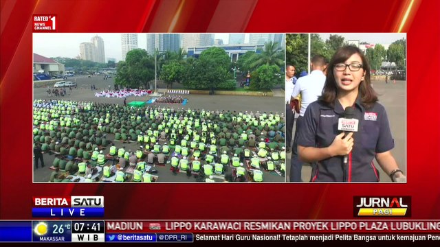 Suasana Salat Istighosah di Polda Metro Jaya