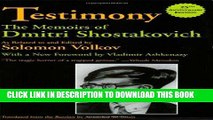 Books Testimony: The Memoirs of Dmitri Shostakovich Download Free