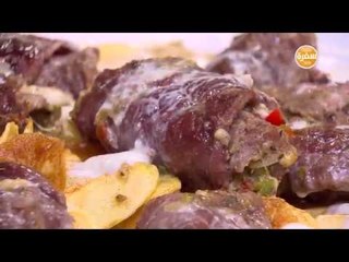 لفائف اللحمة بالكريمة | الشيف شربيني