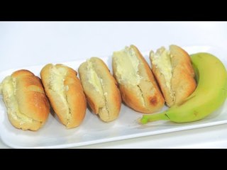 خبز بالموز و كريمة الزبدة | نجلاء الشرشابي