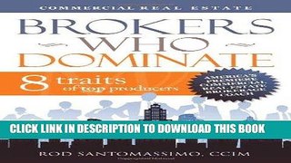 [FREE] Download Brokers Who Dominate 8 Traits of Top Producers PDF Online