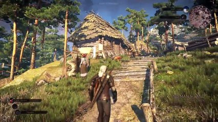 The Witcher 3 Wild Hunt - Downwarren Gameplay