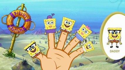 SpongeBob Finger Family Nursery Rhymes Lyrics