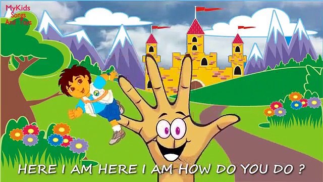 236 The Finger Family Nursery Rhymes Dora The Explorer Daddy Finger Song Kids Songs
