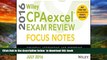 Pre Order Wiley CPAexcel Exam Review July 2016 Focus Notes: Financial Accounting and Reporting