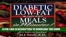 MOBI Diabetic Low-Fat   No-Fat Meals in Minutes: More Than 250 Delicious, Easy, and Healthy
