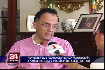 Advierten que Nadine Heredia podría pedir asilo político