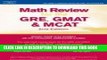 [PDF] Download Math Review: GRE, GMAT, MCAT 2nd ed (Peterson s GRE/GMAT Math Review) Full Kindle
