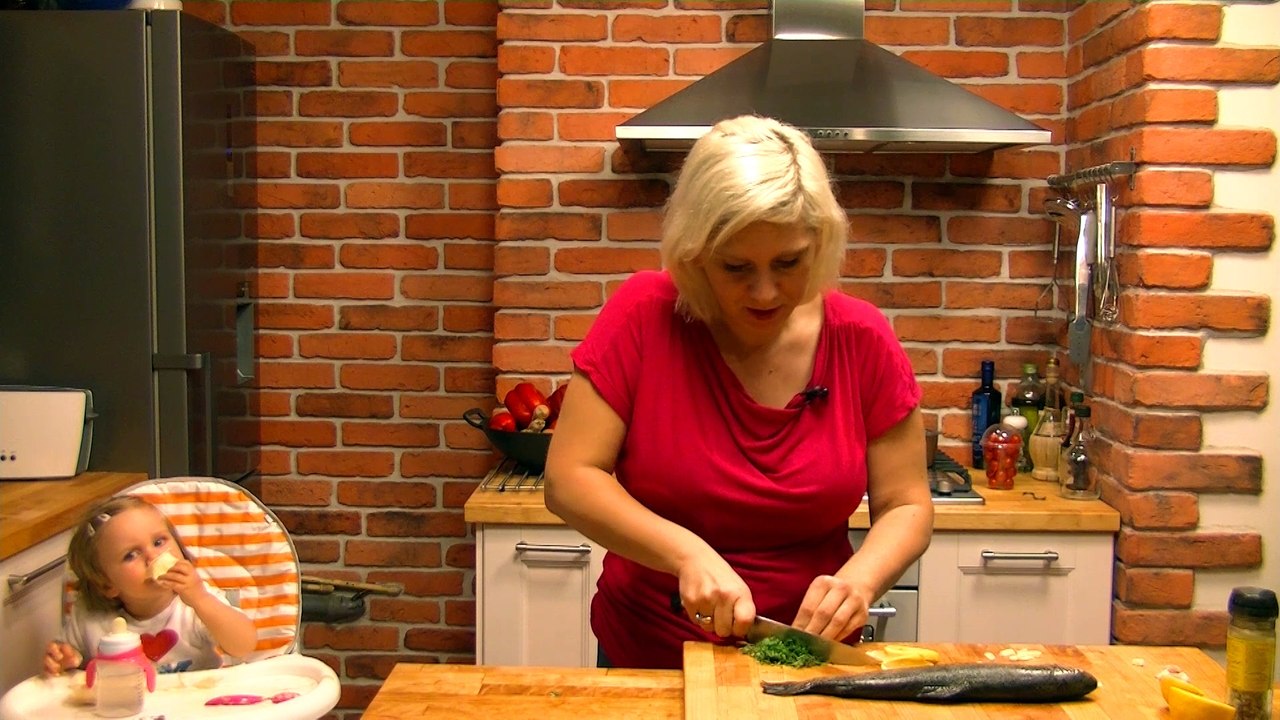 Domowy przepis na pieczonego pstrąga Lemon & thyme trout