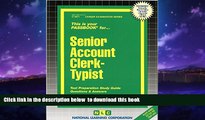 Pre Order Senior Account Clerk-Typist(Passbooks) (Career Examination Passbooks) Jack Rudman