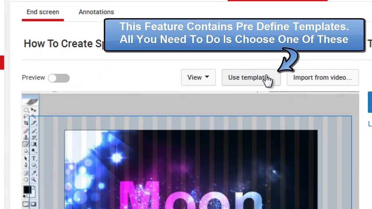 How To Use Youtube End Screen Annotation Easy Tutorial
