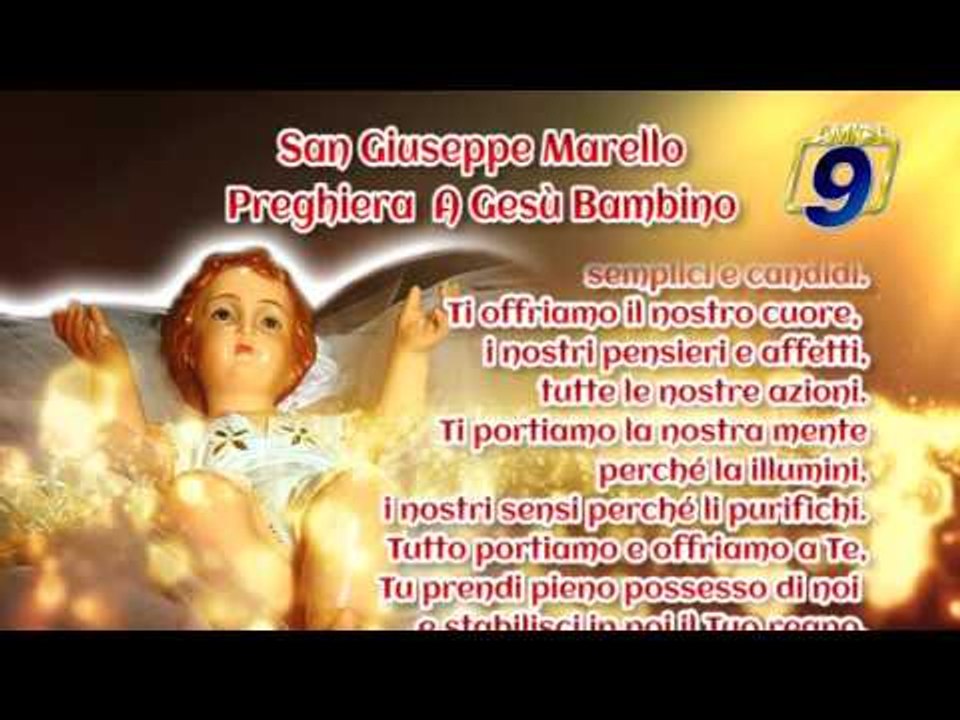 Totus Tuus | San Giuseppe Marello – Preghiera "A Gesù Bambino"