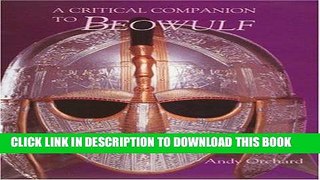 [PDF] Epub A Critical Companion to Beowulf Full Download