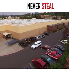 Never steal a car parking spot