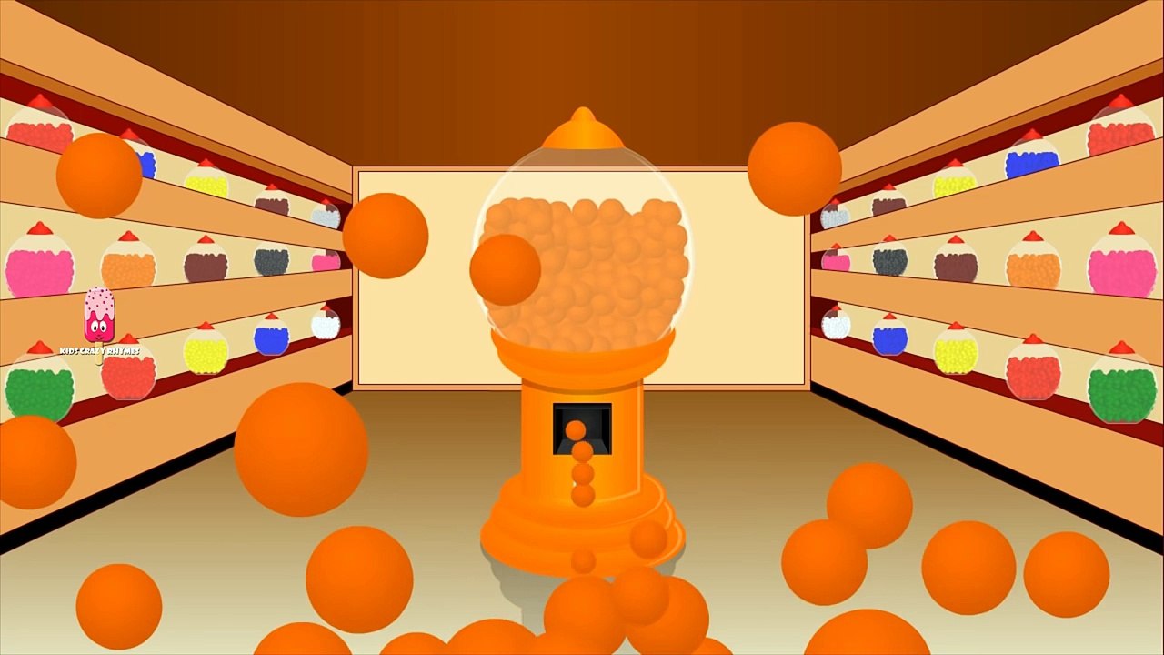 Colors for Children to Learn with Gumball Machine - Colours for Kids to Learn - Kids Learning Videos