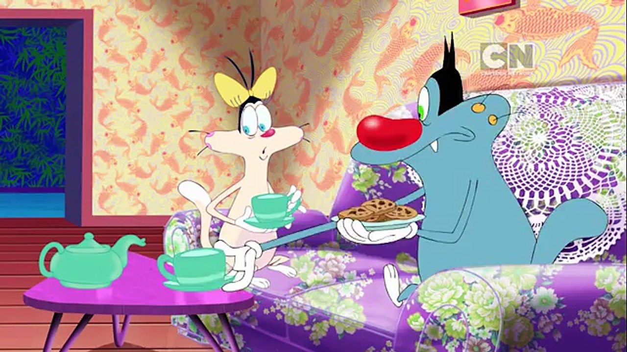 Oggy _ The Cockroaches - Lady K (Clip 1)