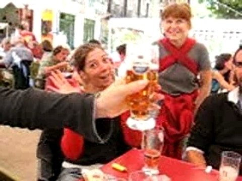 Tour de table au bar le national, Villefort, Lozère 2007