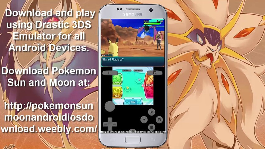 How to play Pokémon Ultra Sun in Android - Working Drastic 3DS Emulator -  video Dailymotion