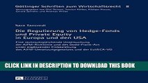 EPUB DOWNLOAD Die Regulierung von Hedge-Fonds und Private Equity in Europa und den USA: Eine