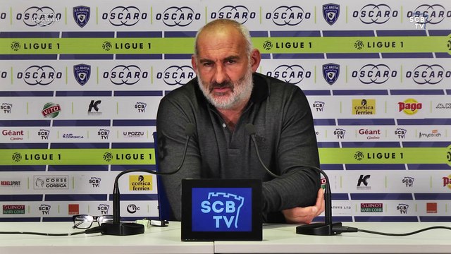 Nice-Bastia : Conf. d'avant-match de F. Ciccolini