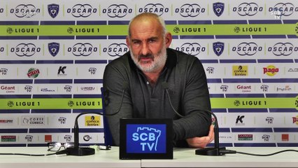 Nice-Bastia : Conf. d'avant-match de F. Ciccolini