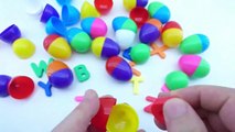 Learn Alphabet ABC Surprise Eggs! Learn the Alphabet with Surprise Eggs for Children
