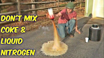 Coca-Cola + Azote liquide