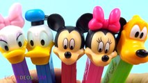 Finger Family Song Learn Colors Disney Mickey Mouse Clubhouse Pez Dispensers Finger Nursery Rhymes