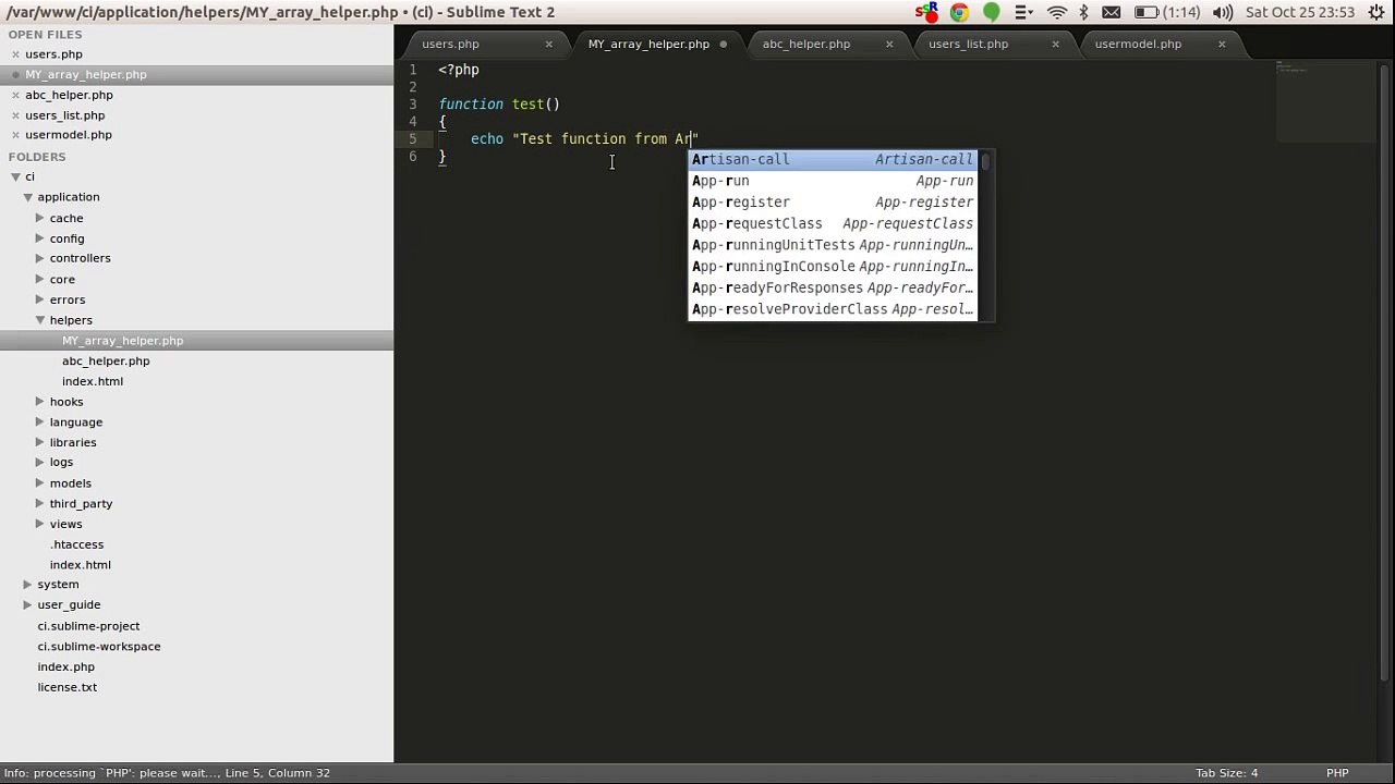 Codeigniter Tutorial in Hindi (Extending Helpers) - Part-13