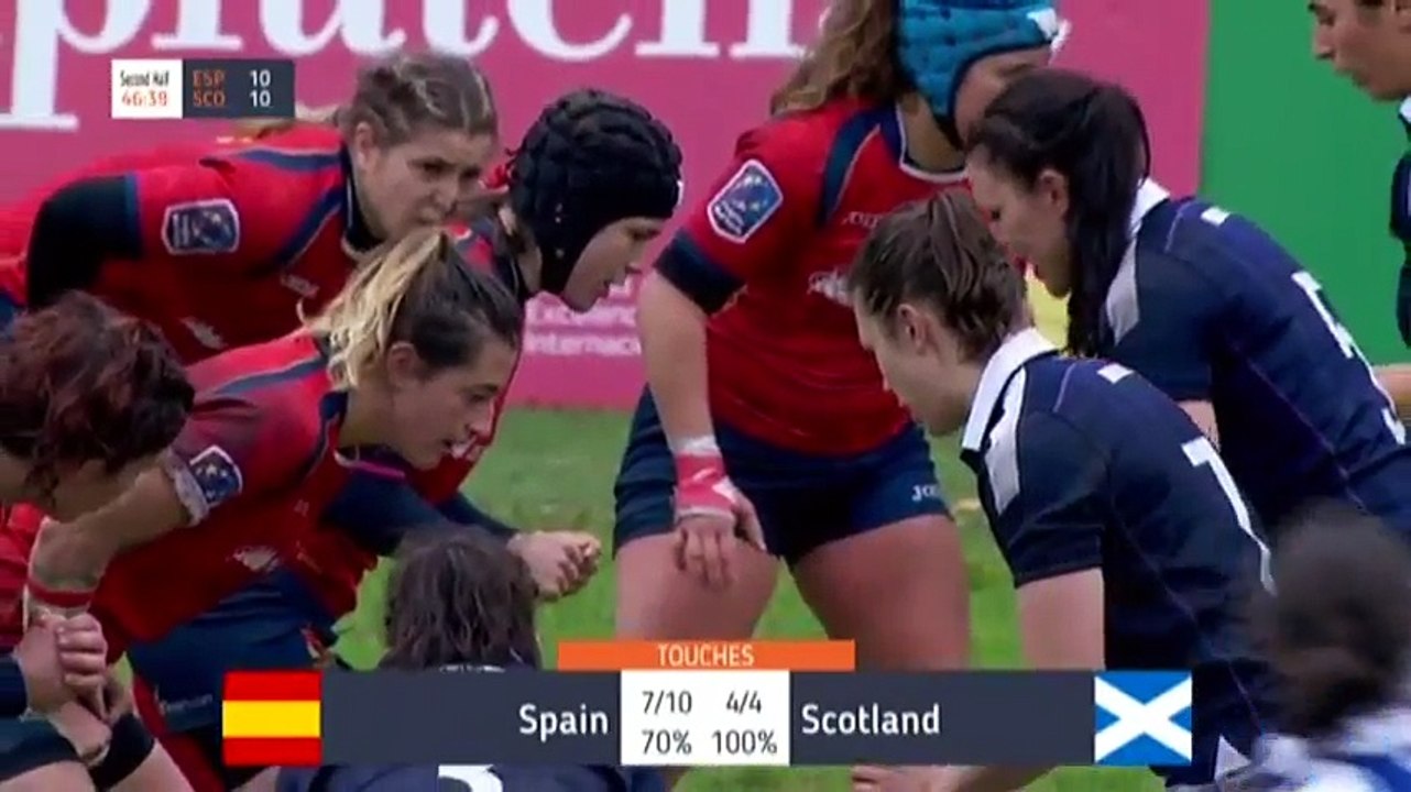 REPLAY SPAIN / SCOTLAND WOMEN'S RUGBY WORLD CUP 2017 QUALIFYING PLAY
