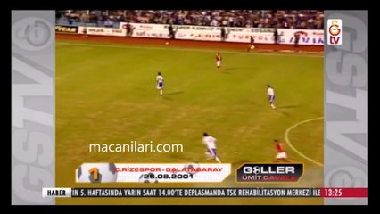 Télécharger la video: Çaykur Rizespor 3-6 Galatasaray [HD] 26.08.2001 - 2001-2002 Turkish Super League Matchday 3 (Only Ümit Davala's Goal)