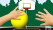 Learn Colors with Basketball Shooting game, Teach Colours for Baby Children Kids Learning Videos