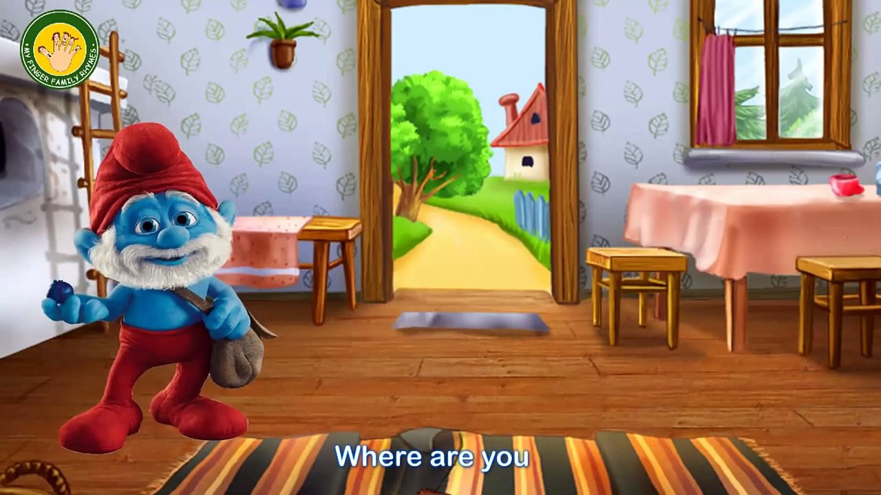 SMURFS Finger Family Nursery Rhyme by MY FINGER FAMILY RHYMES & Songs for Kids