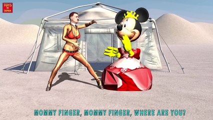 HITLER VS MICKEY MOUSE Finger Family | Nursery Rhymes for Children | 3D Animation