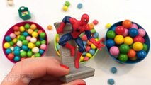 BUBBLE GUM BALLS Hidden Surprise Toys Gumball - SPIDER-MAN   SHOPKINS   FROZEN