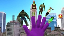 Finger Family Nursery Rhymes Hulk vs Spiderman Cartoons for Kids | Finger Family Rhymes Songs