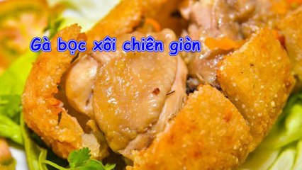 Cách làm món gà bọc xôi chiên giòn