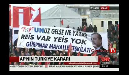 Erdoğan: Eyy AP, siz terör örgütüne çanak mı tuttunuz, hayır olsun