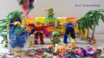 Teenage Mutant Ninja Turtles,Angry Birds,Disney Tinkerbell,Toy Videos for Children,#Play Toys for Kids